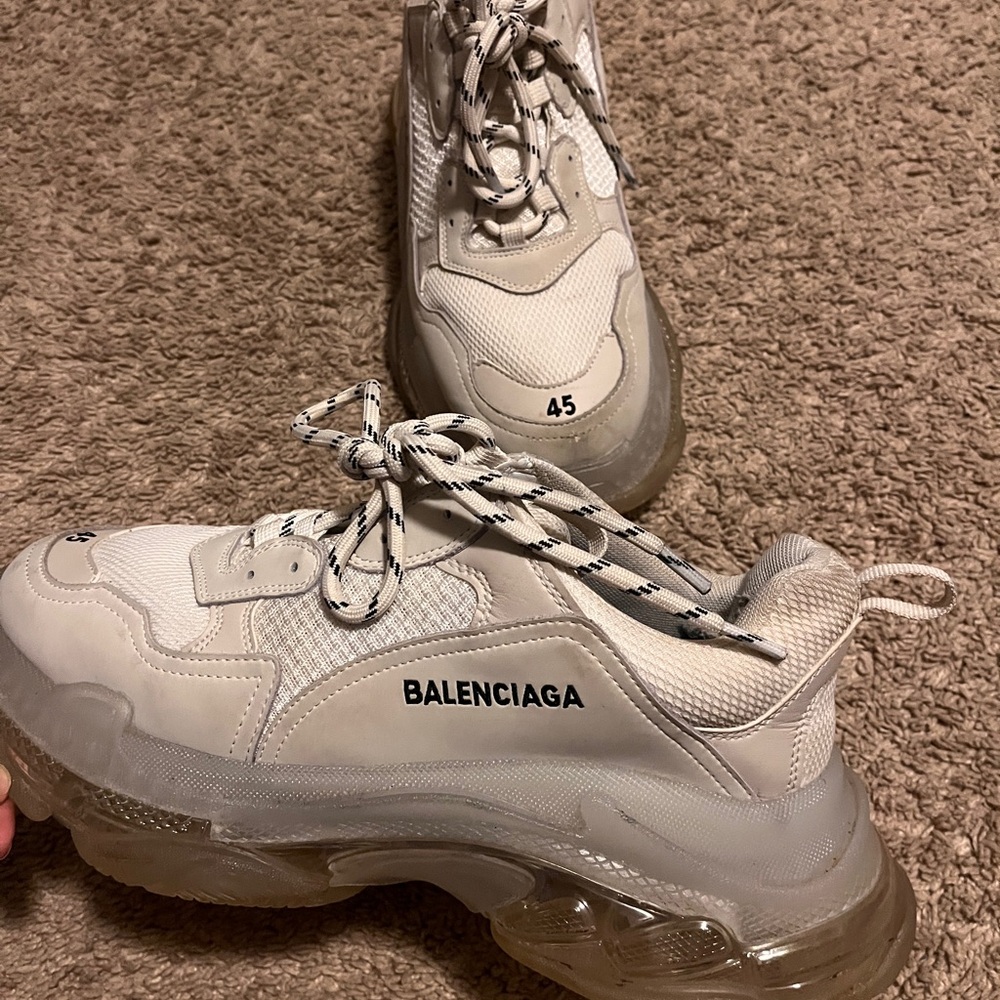 Balenciaga Triple S Sneakers - White